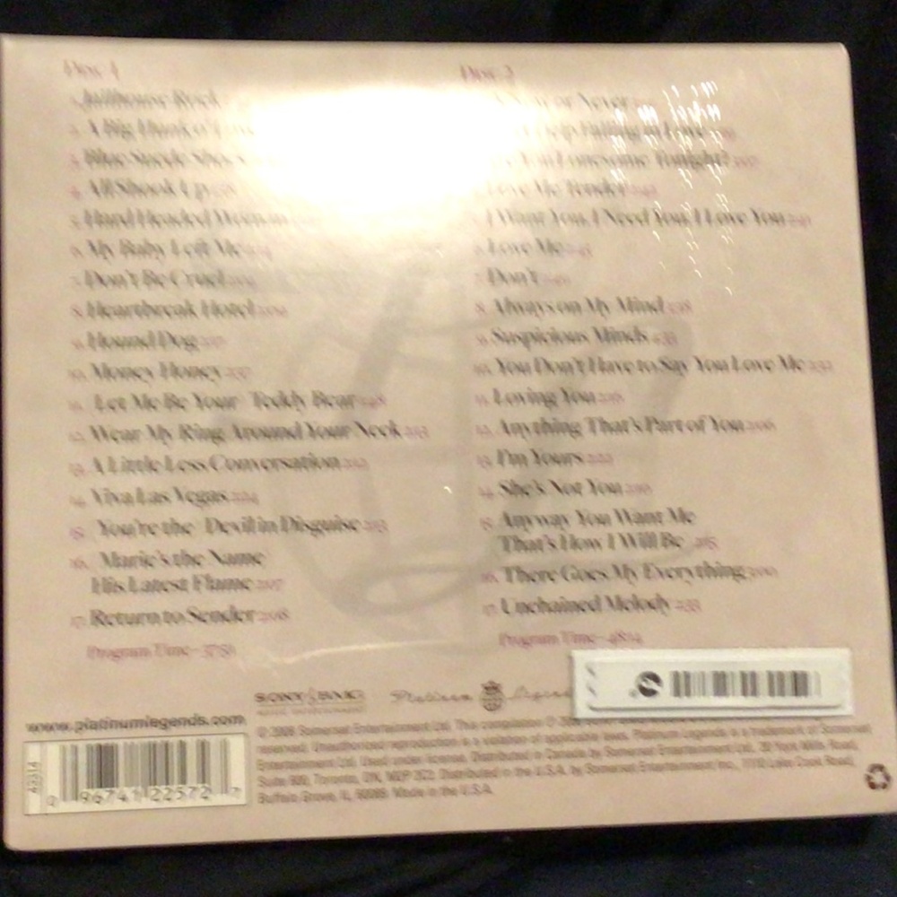 NWOT Elvis CD - Picture 2 of 2